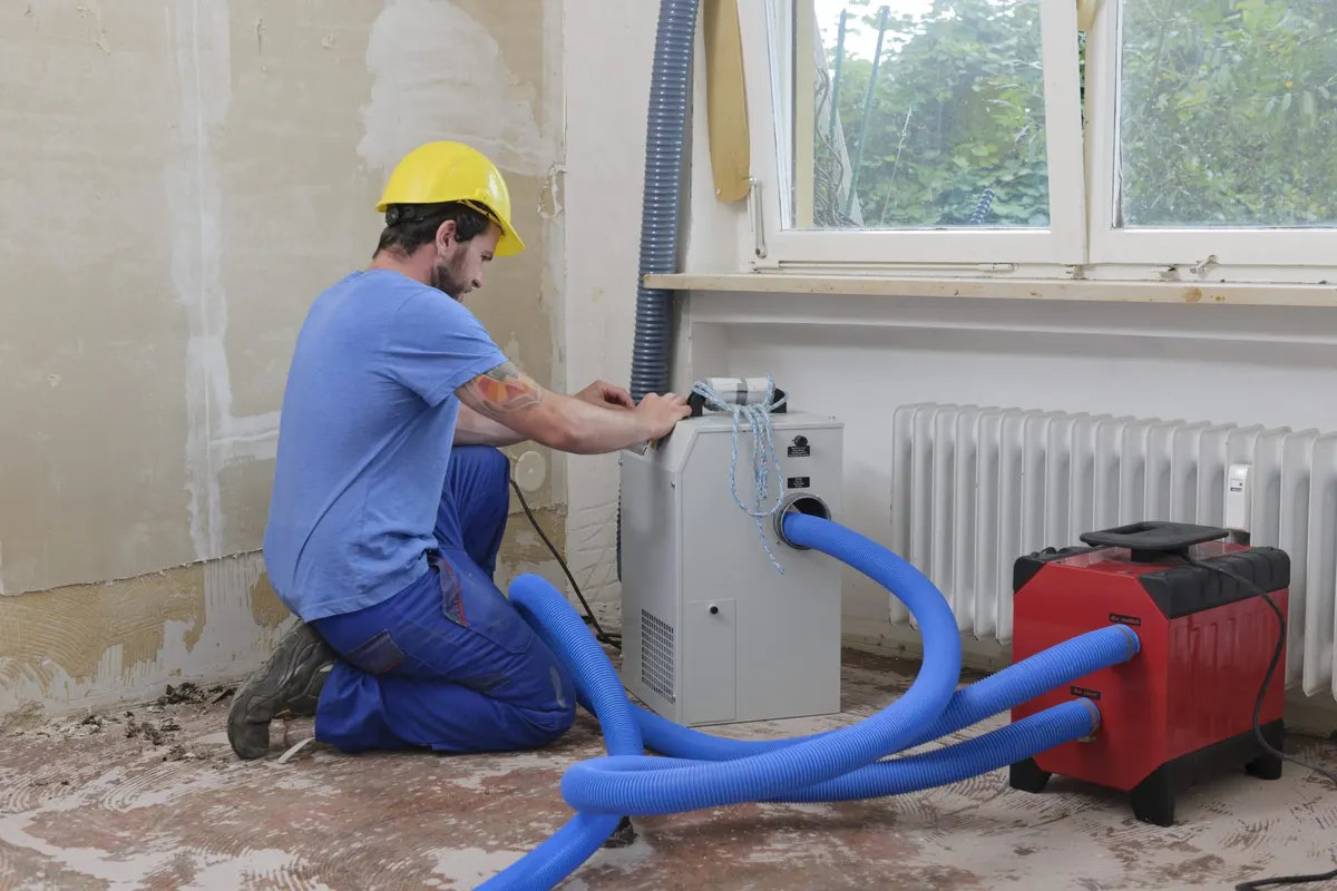Whole-home humidifier installed on HVAC system
