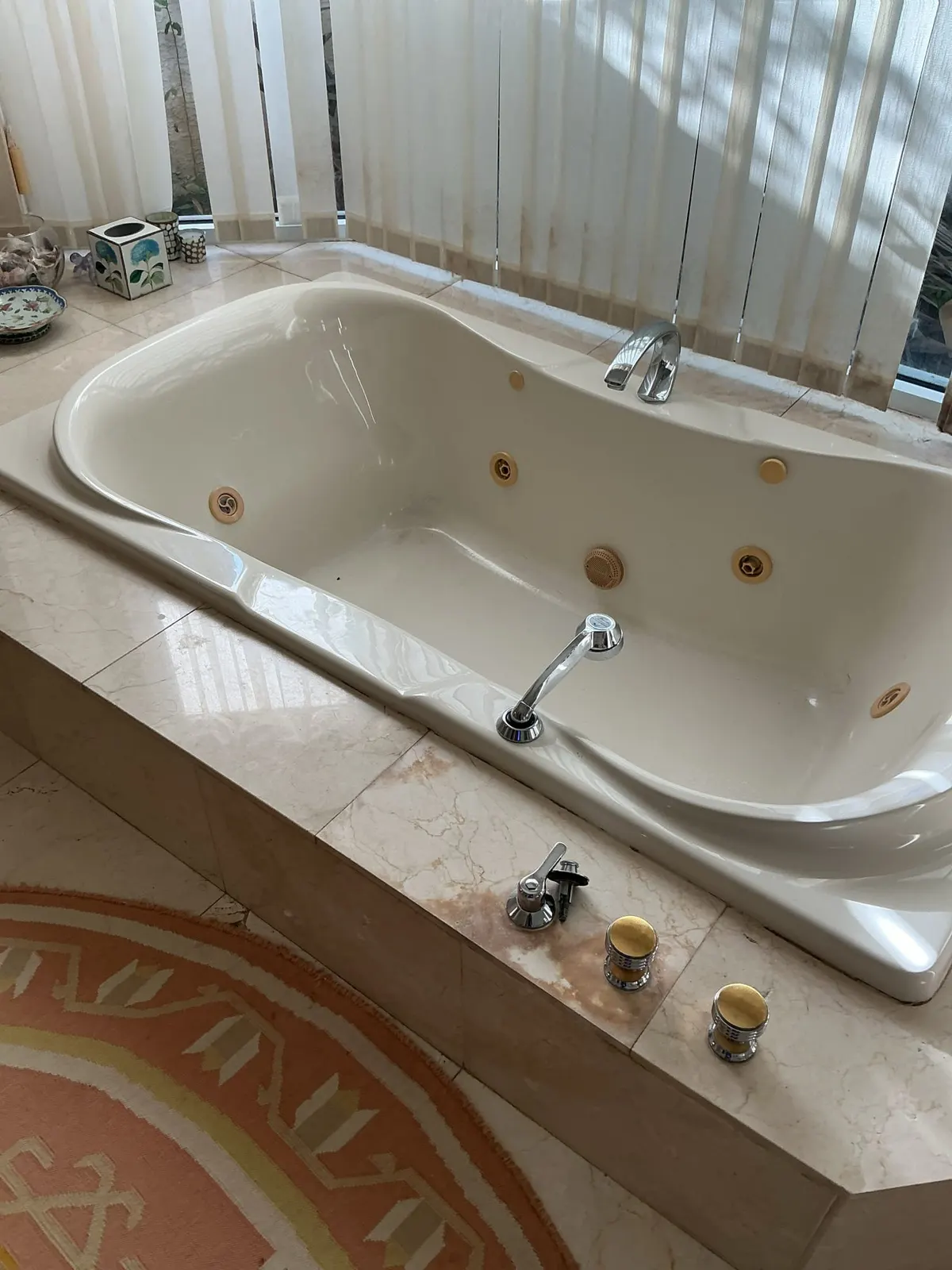 New bathtub plumbing installation