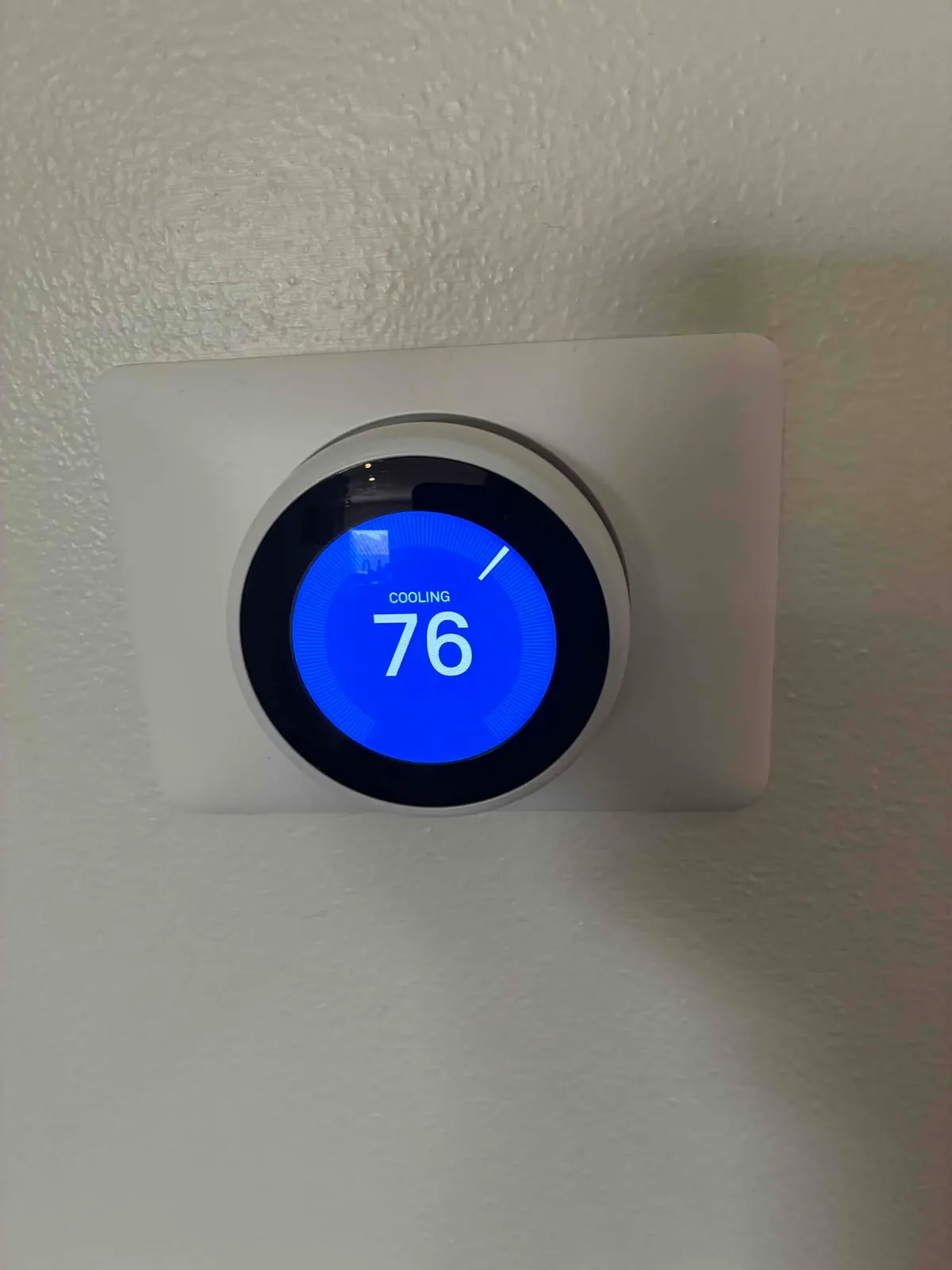 Programmable thermostat display