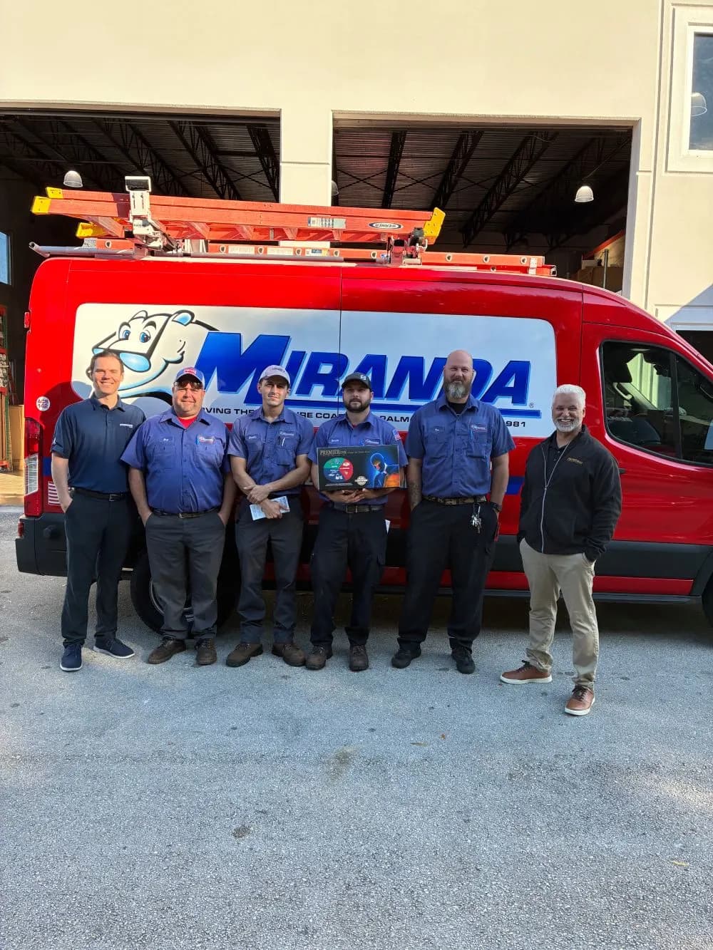Miranda Plumbing and Air Conditioning team